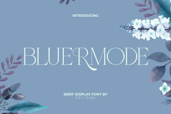 Bluermode: A Serif Font for Digital Elegance