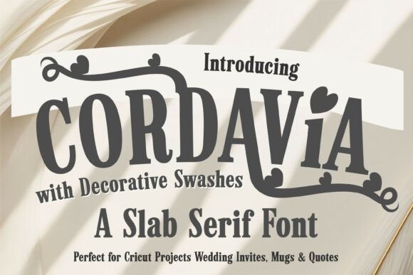 Cordavia Bold Swash: A Playful Serif Font for Digital Branding