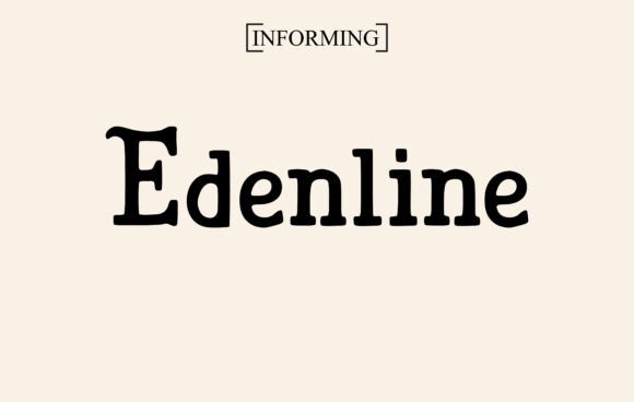 Edenline: A Bold Slab Serif for Web Design