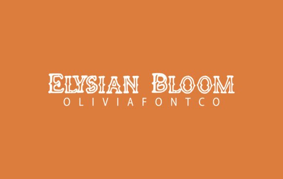 Elysian Bloom: A Serif Font for Creative Campaigns