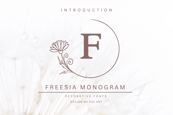 Freesia Monogram Brings Delicate Editorial Charm to Special Edition Publishing