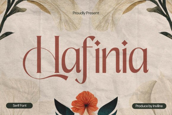 Hafinia Regular Brings Vintage Elegance to Editorial Design