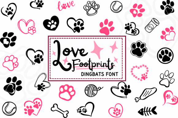 Love Footprints Font Review