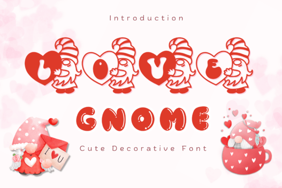 Love Gnome: A Playful Decorative Font for Editorial Projects