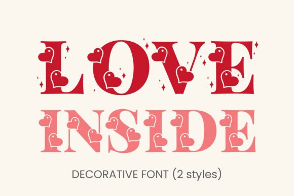 Love Inside: A Decorative Font For Memorable Brands