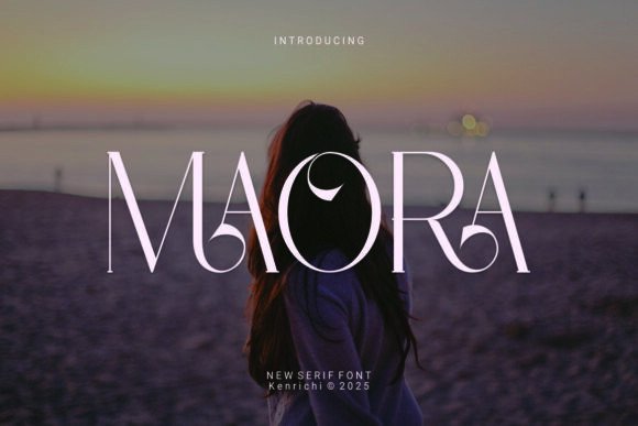 Maora Font: A Serif Typeface for Editorial Elegance and Impact