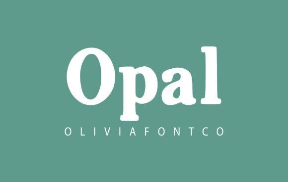 Opal Font: Romantic Serif for Crafters