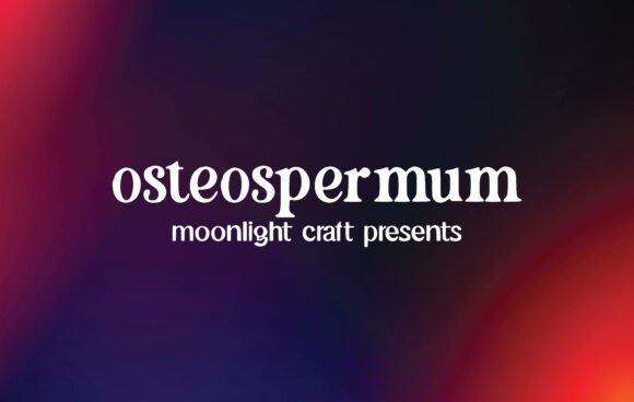 Osteospermum: A Serif Font for Clear Campaigns