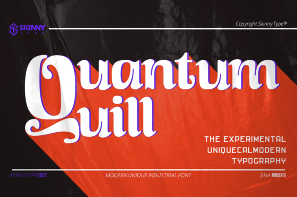 Quantum Quill: A Serif Font for Editorial Design Excellence