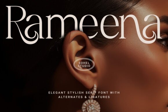 Rameena: A Serif Font That Brings Handmade Products to Life