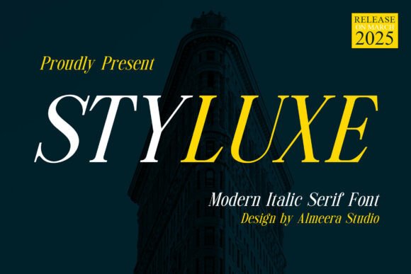 Styluxe: The Serif Font That Elevates Editorial Design