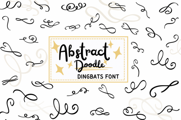 Swirl Flourishes: A Stylish Dingbats Font